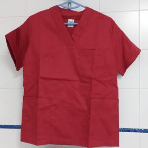 Pijama sanitario granate