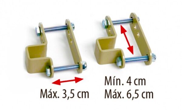 Barandilla abatible universal