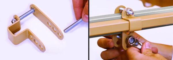 Barandilla abatible universal