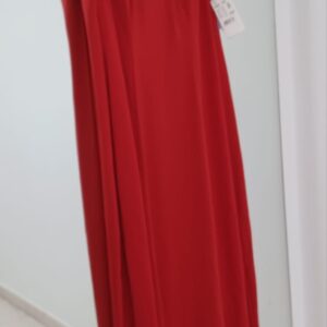 Vestido playero largo rojo