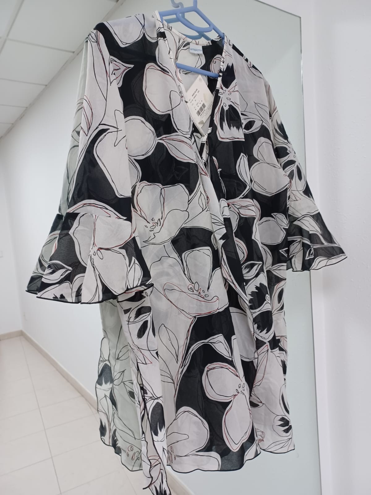 Blusón playero estampado