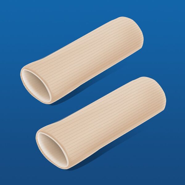 Tubo con tejido recubierto en gel