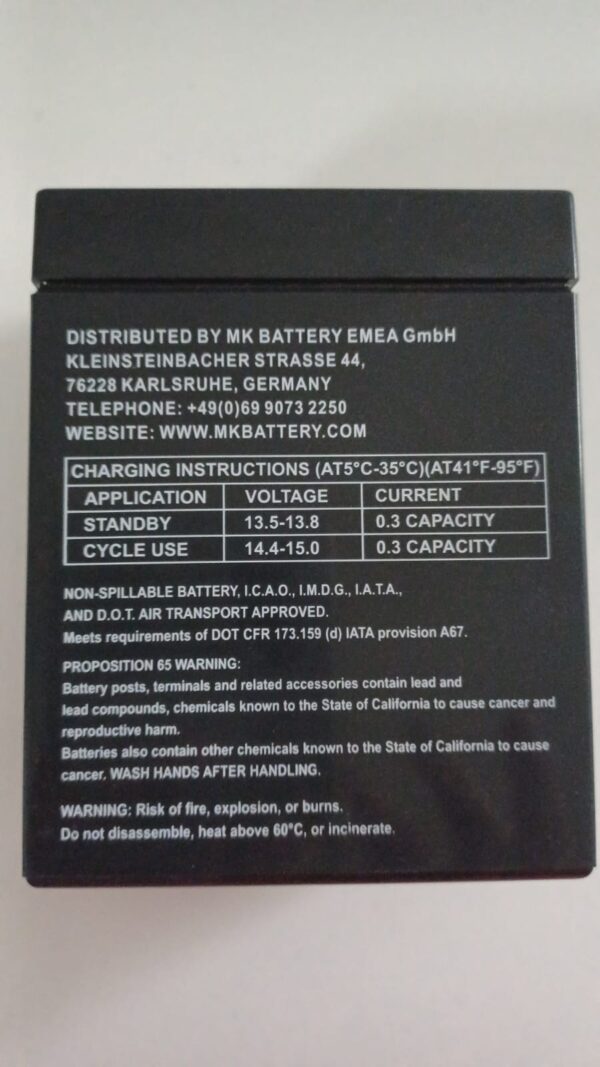 Baterías de plomo 2,9 Ah 12V