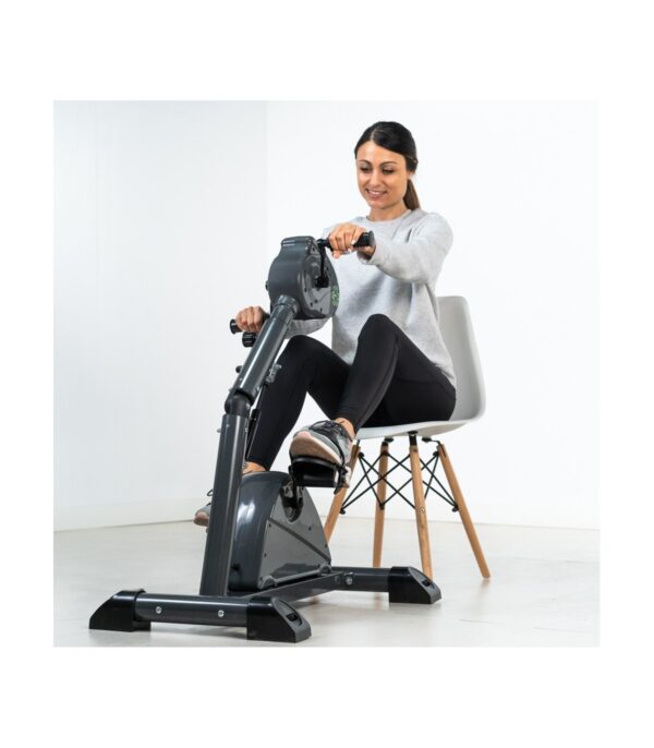 Bicicleta estática dual para brazos y piernas