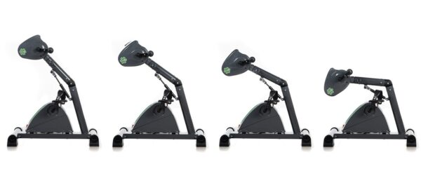 Bicicleta estática dual para brazos y piernas